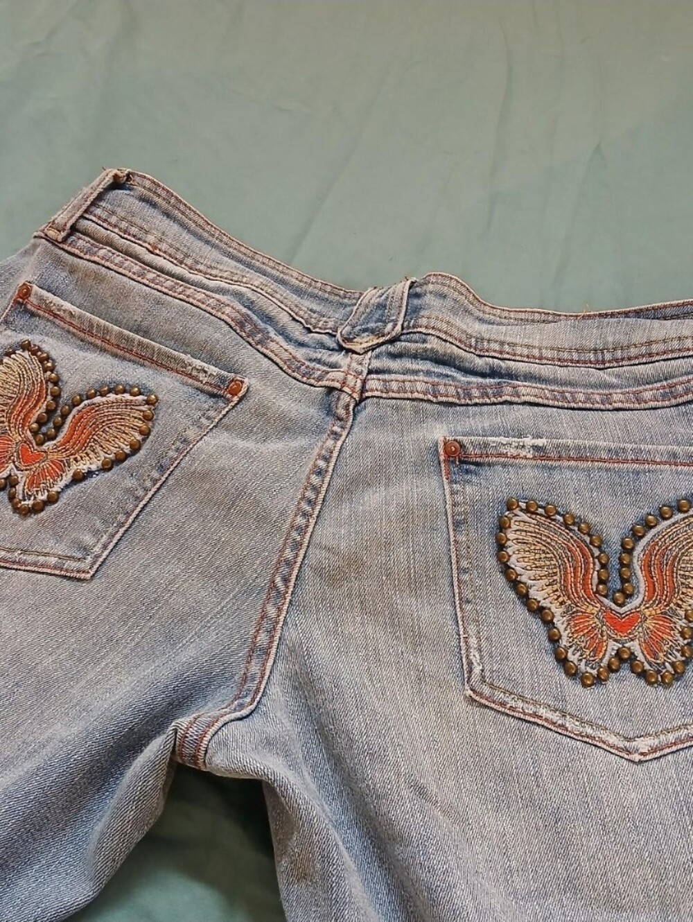 No Boundaries Lightwash Flare Jeans Juniors 11